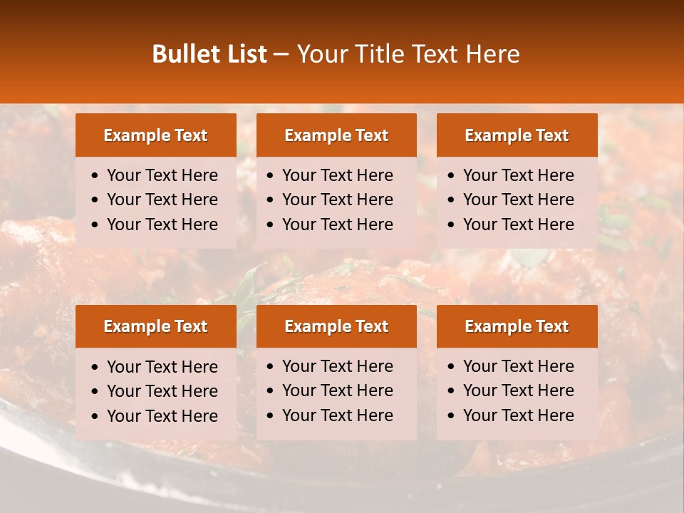 A Pan Filled With Meatballs Covered In Cheese PowerPoint Template