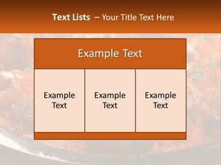 A Pan Filled With Meatballs Covered In Cheese PowerPoint Template