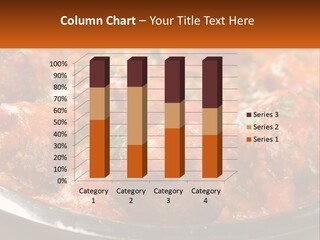 A Pan Filled With Meatballs Covered In Cheese PowerPoint Template