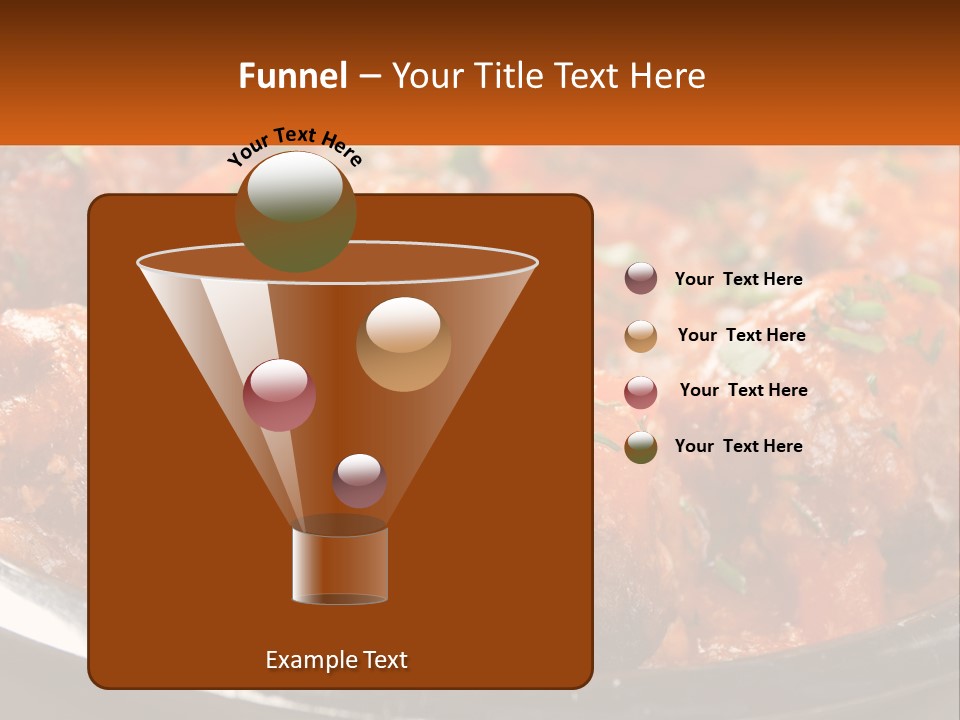 A Pan Filled With Meatballs Covered In Cheese PowerPoint Template
