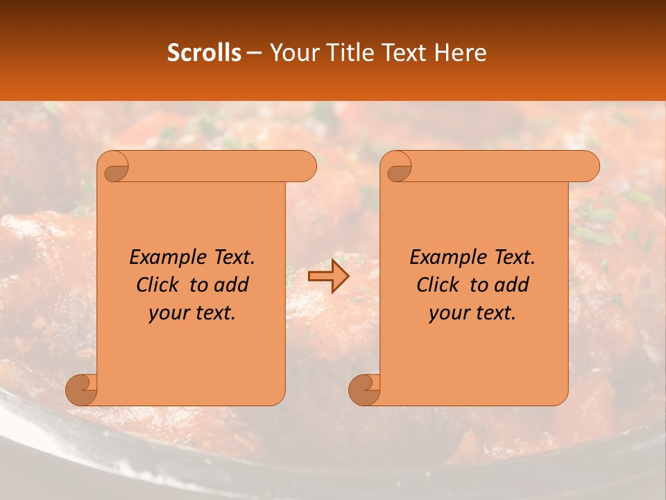 A Pan Filled With Meatballs Covered In Cheese PowerPoint Template