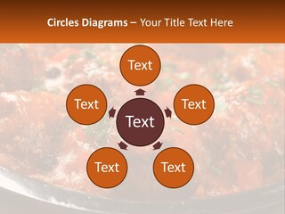 A Pan Filled With Meatballs Covered In Cheese PowerPoint Template