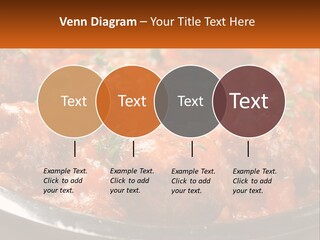 A Pan Filled With Meatballs Covered In Cheese PowerPoint Template