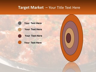 A Pan Filled With Meatballs Covered In Cheese PowerPoint Template