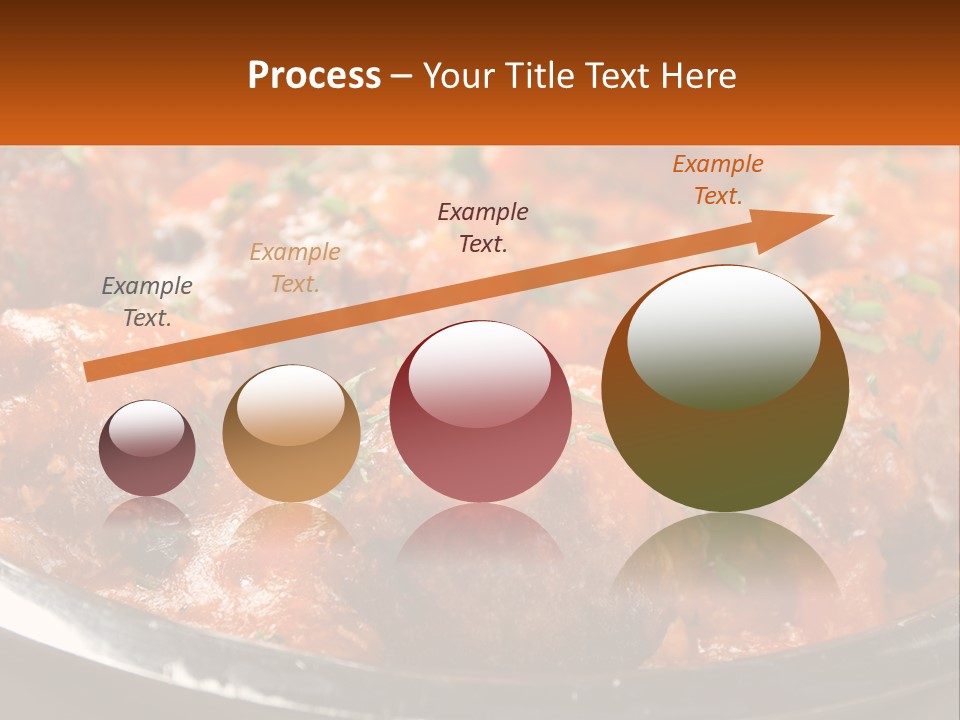 A Pan Filled With Meatballs Covered In Cheese PowerPoint Template