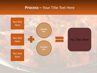 A Pan Filled With Meatballs Covered In Cheese PowerPoint Template