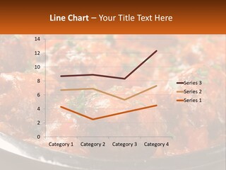 A Pan Filled With Meatballs Covered In Cheese PowerPoint Template