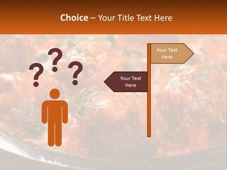 A Pan Filled With Meatballs Covered In Cheese PowerPoint Template