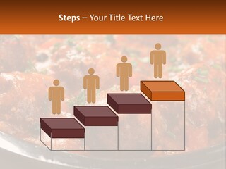 A Pan Filled With Meatballs Covered In Cheese PowerPoint Template