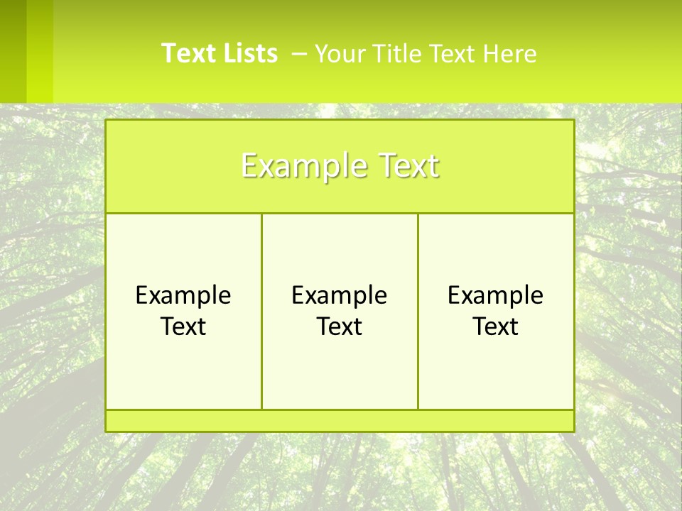 A Green Forest With The Sun Shining Through The Trees PowerPoint Template