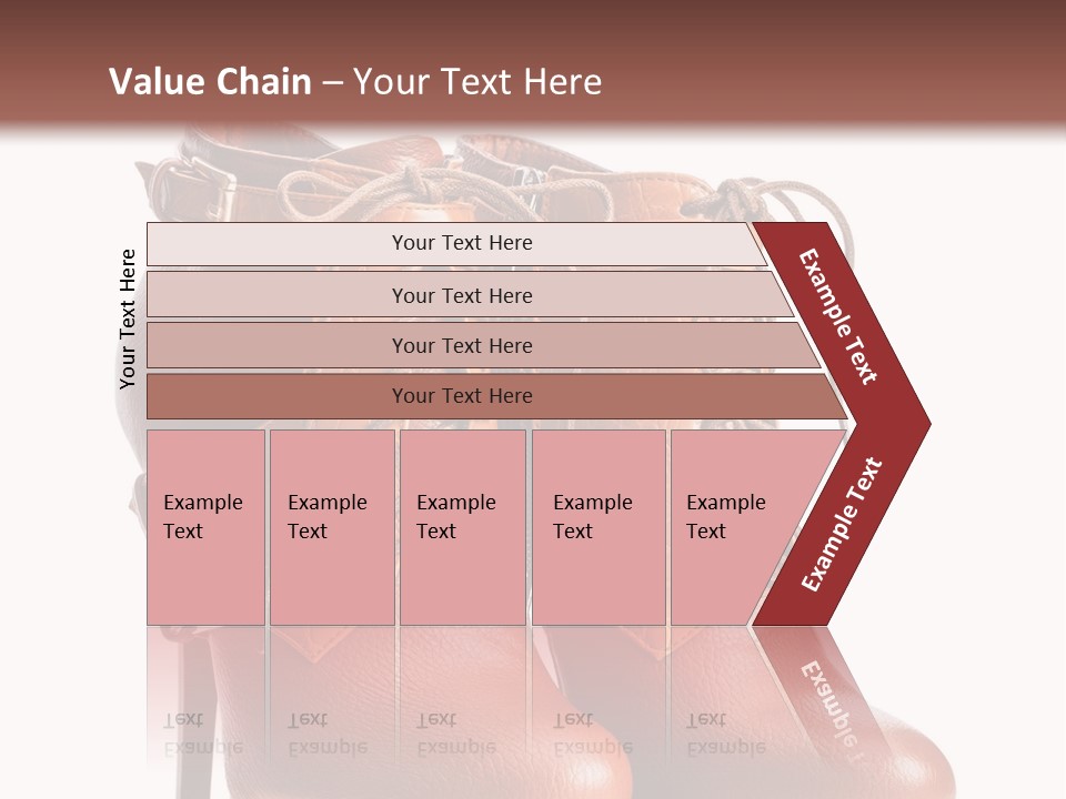 A Pair Of Brown Boots With Straps On Them PowerPoint Template