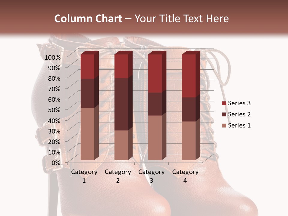 A Pair Of Brown Boots With Straps On Them PowerPoint Template