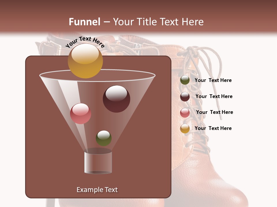 A Pair Of Brown Boots With Straps On Them PowerPoint Template
