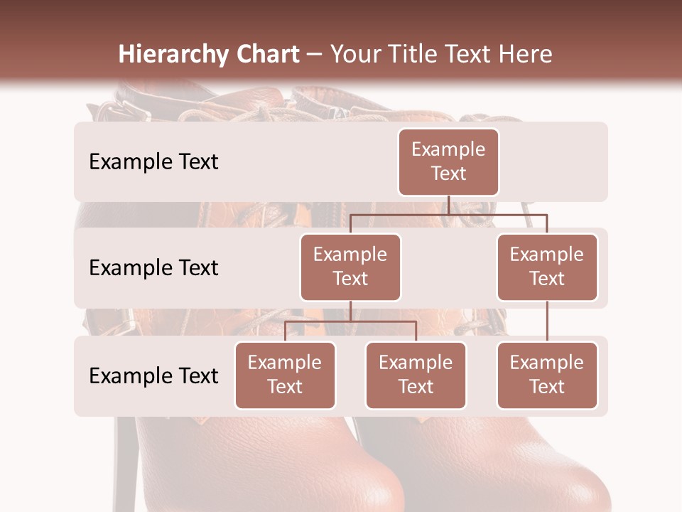 A Pair Of Brown Boots With Straps On Them PowerPoint Template