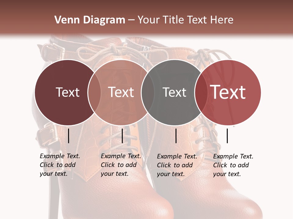 A Pair Of Brown Boots With Straps On Them PowerPoint Template