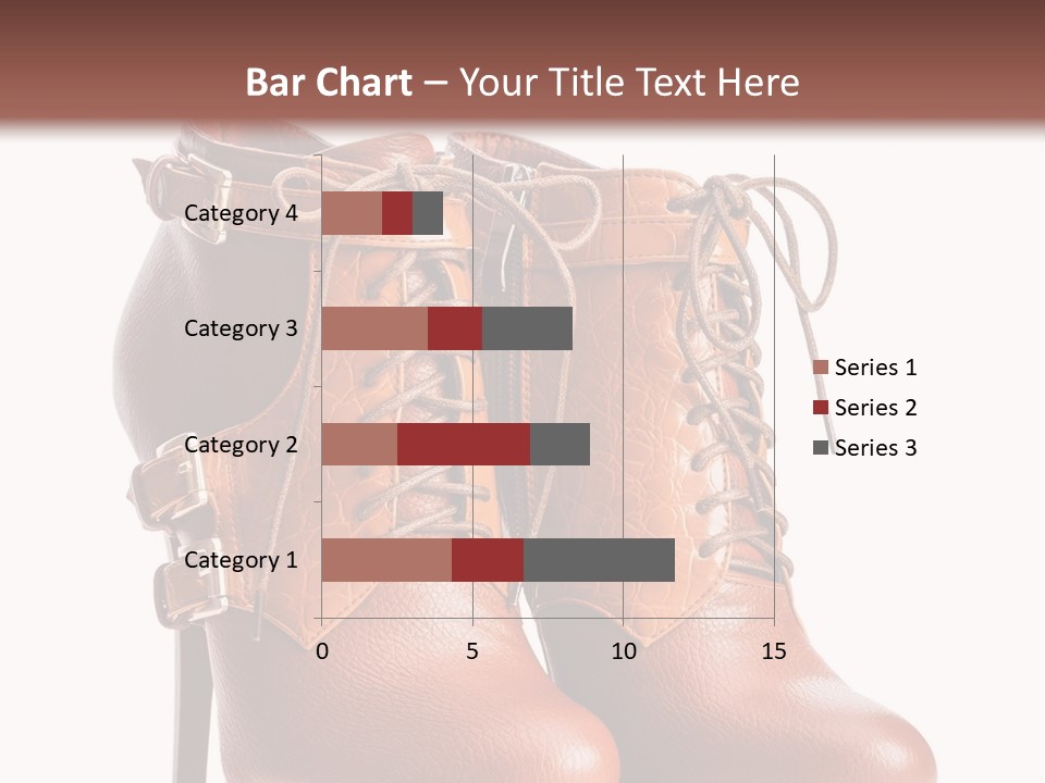 A Pair Of Brown Boots With Straps On Them PowerPoint Template