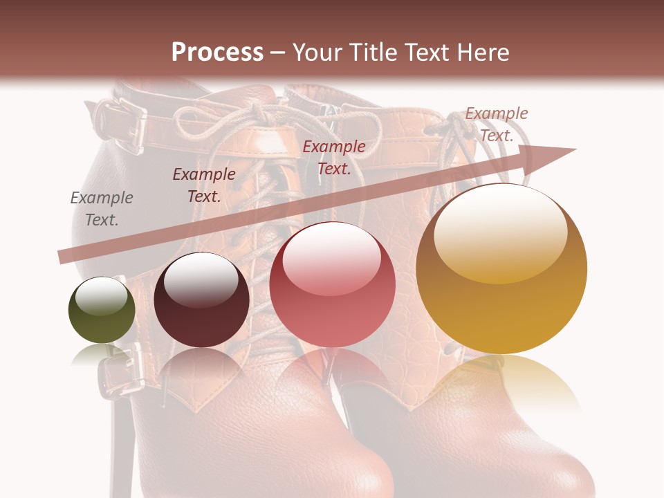 A Pair Of Brown Boots With Straps On Them PowerPoint Template