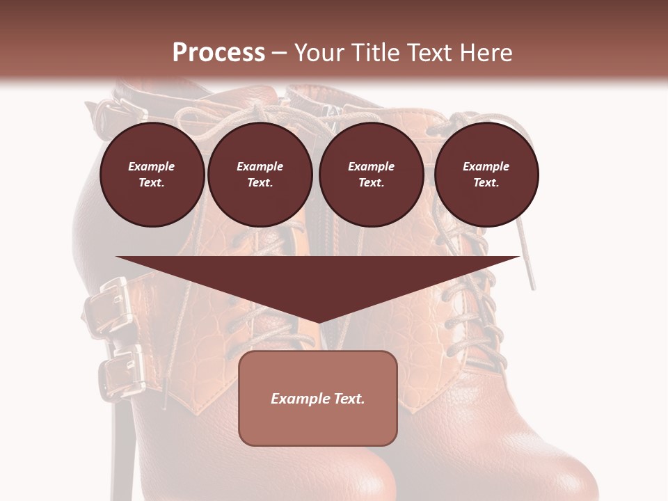 A Pair Of Brown Boots With Straps On Them PowerPoint Template
