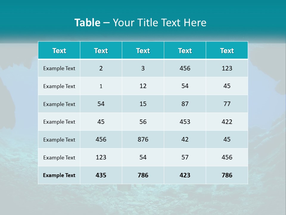 A Scuba Diver With A Light In The Water PowerPoint Template