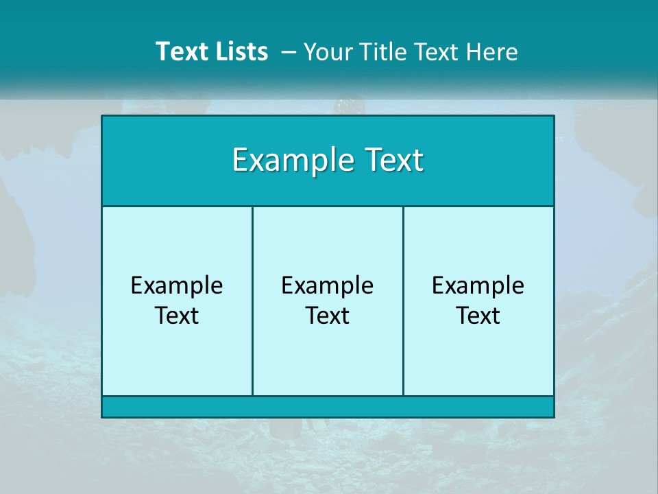 A Scuba Diver With A Light In The Water PowerPoint Template