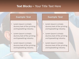 A Young Boy Getting His Teeth Checked By A Dentist PowerPoint Template