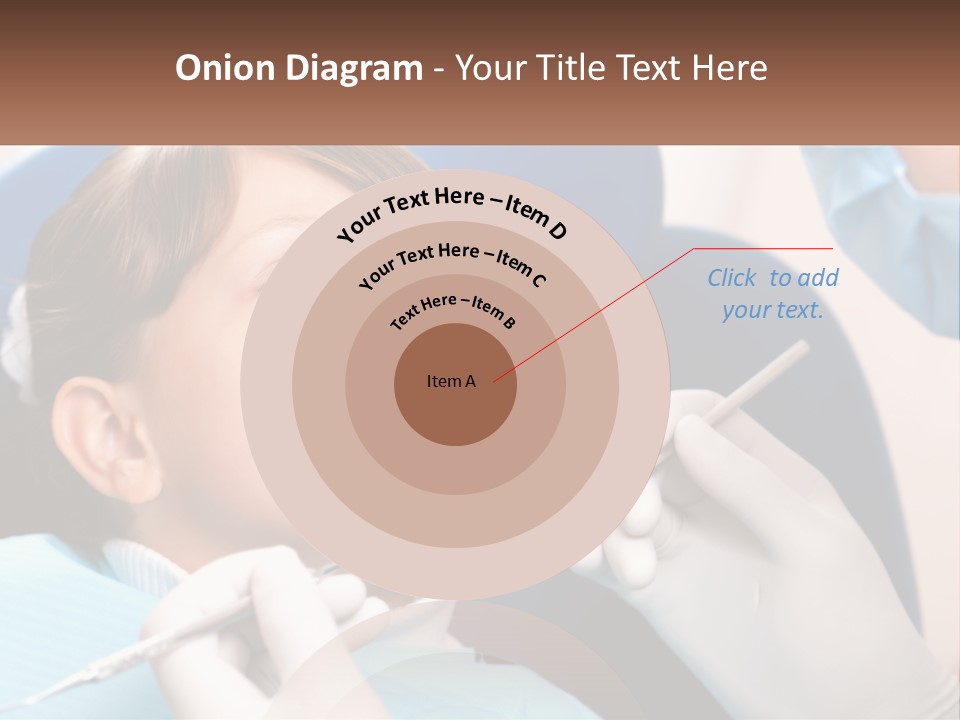A Young Boy Getting His Teeth Checked By A Dentist PowerPoint Template