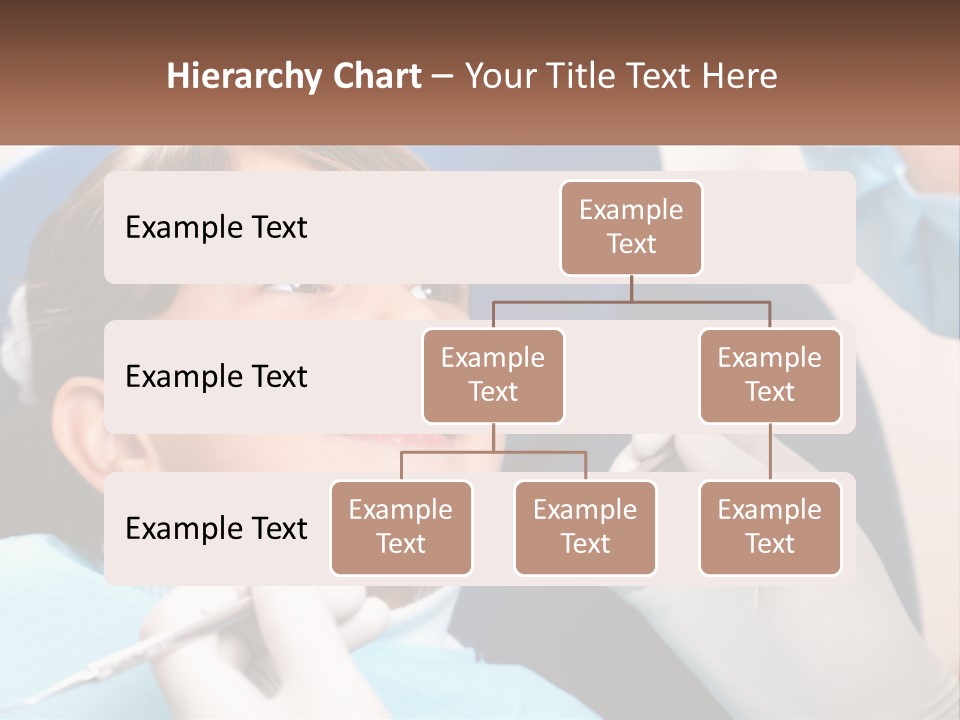 A Young Boy Getting His Teeth Checked By A Dentist PowerPoint Template
