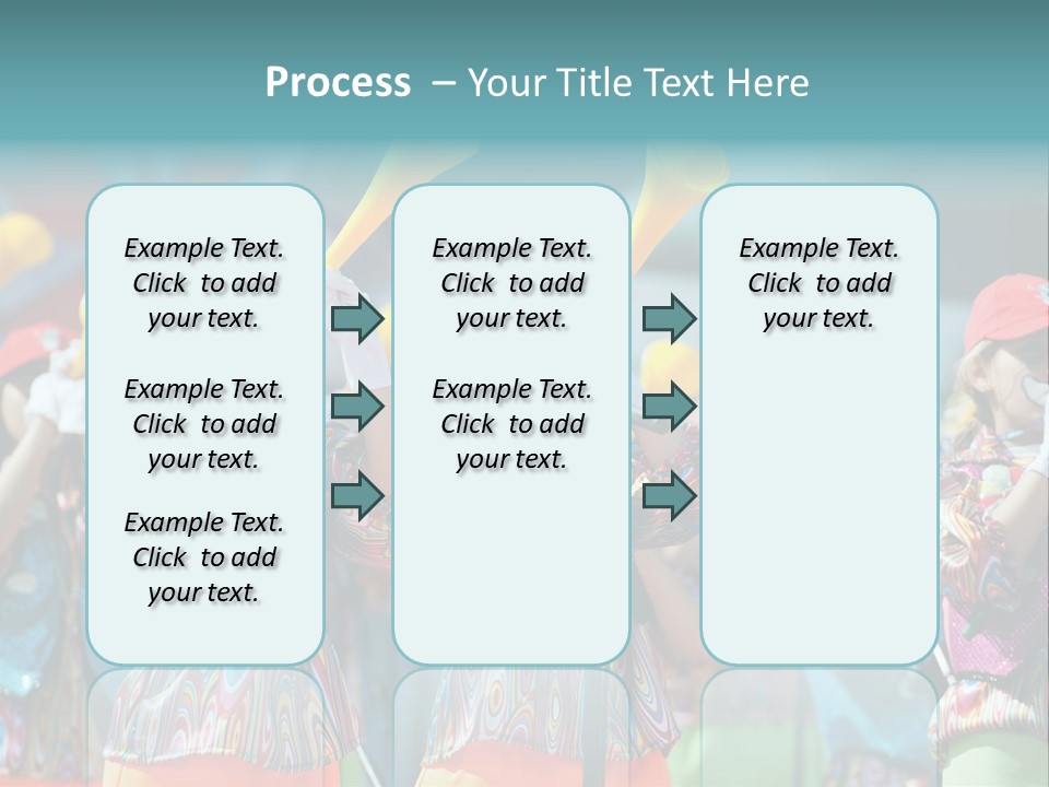 A Group Of Children With Musical Instruments In Their Hands PowerPoint Template