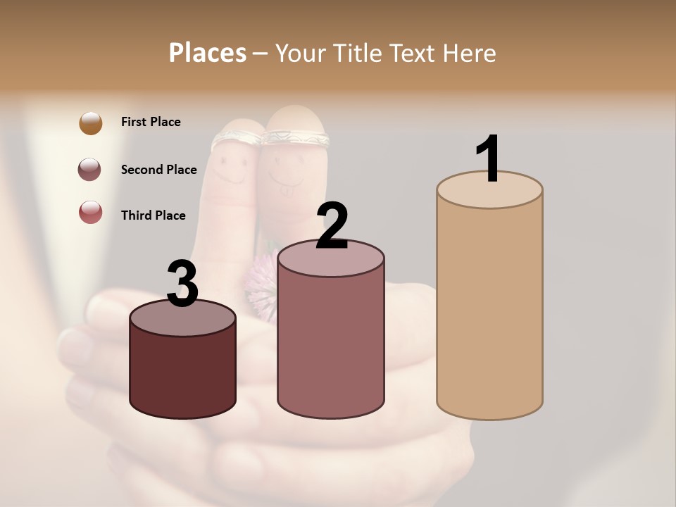 A Man And A Woman Holding A Flower In Their Hands PowerPoint Template