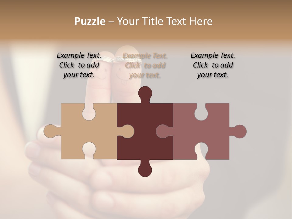 A Man And A Woman Holding A Flower In Their Hands PowerPoint Template