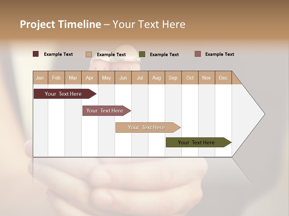 A Man And A Woman Holding A Flower In Their Hands PowerPoint Template