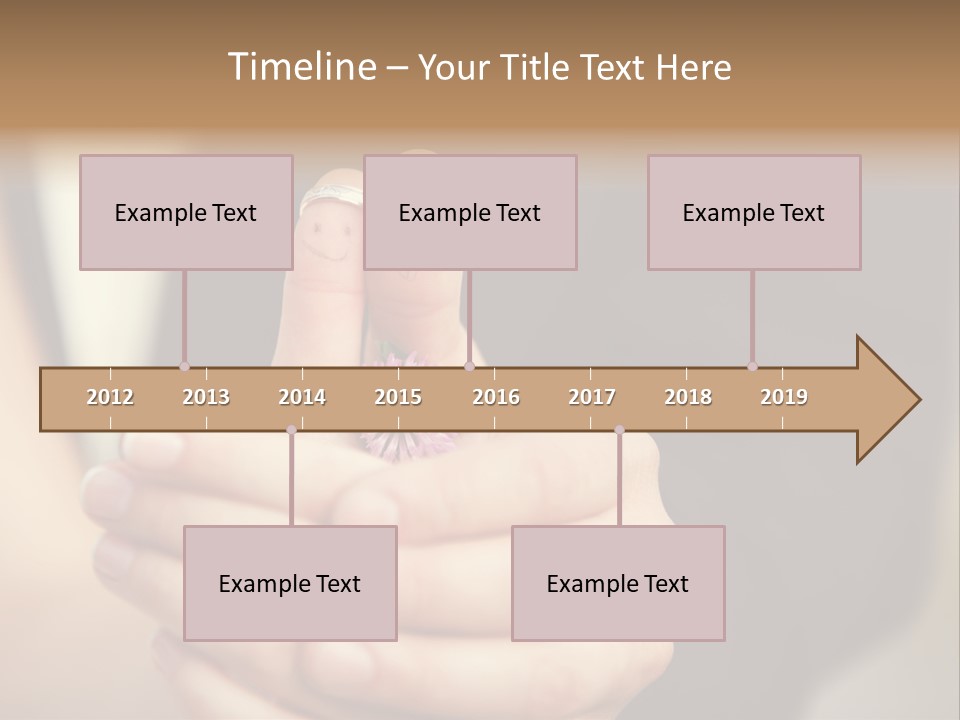A Man And A Woman Holding A Flower In Their Hands PowerPoint Template