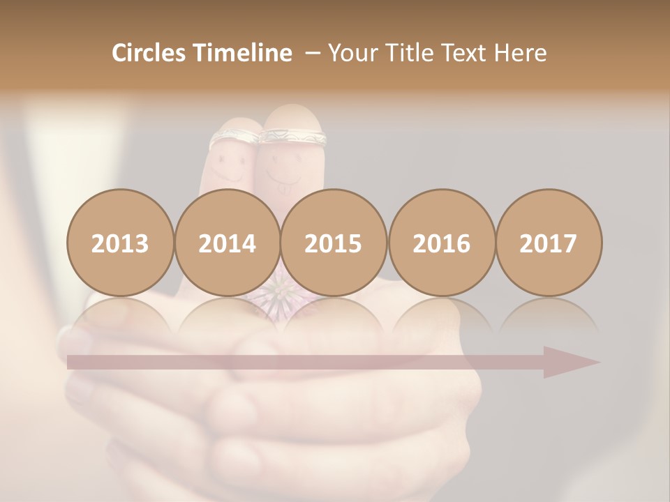 A Man And A Woman Holding A Flower In Their Hands PowerPoint Template