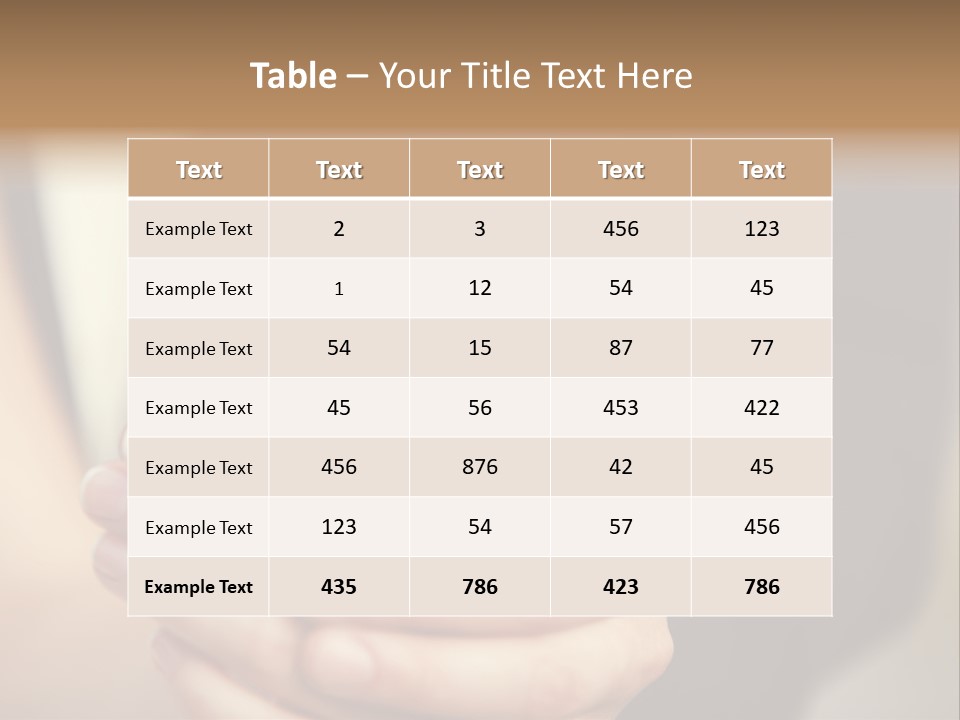 A Man And A Woman Holding A Flower In Their Hands PowerPoint Template