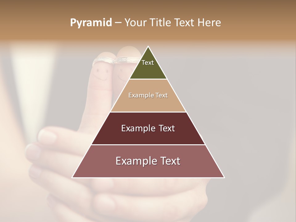 A Man And A Woman Holding A Flower In Their Hands PowerPoint Template