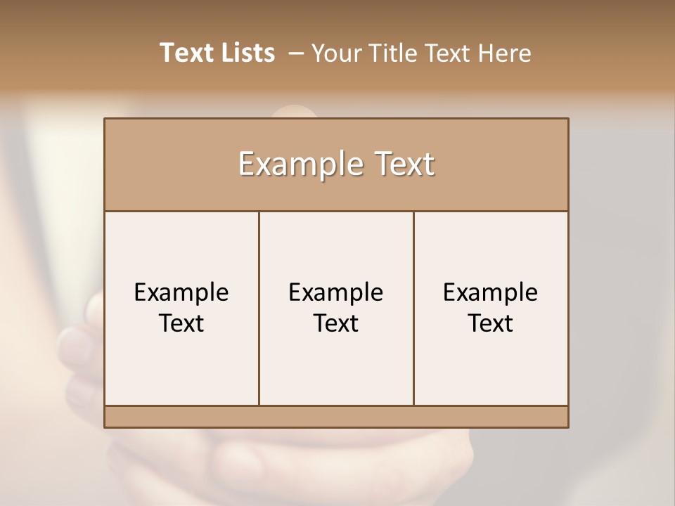 A Man And A Woman Holding A Flower In Their Hands PowerPoint Template