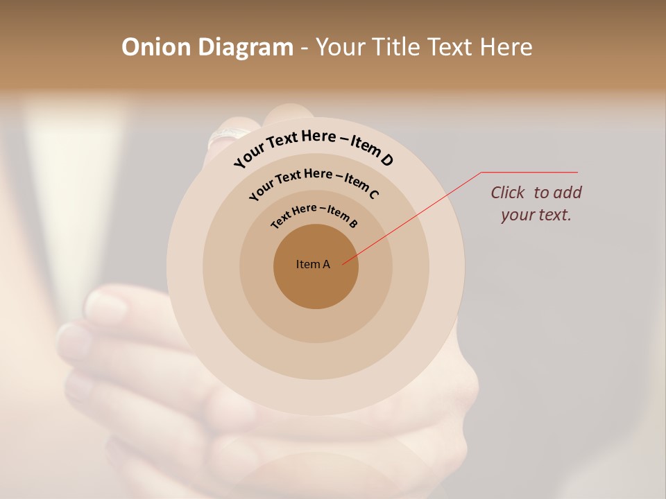 A Man And A Woman Holding A Flower In Their Hands PowerPoint Template