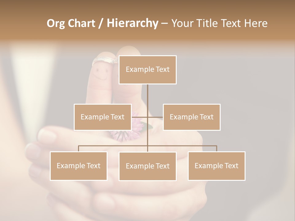 A Man And A Woman Holding A Flower In Their Hands PowerPoint Template