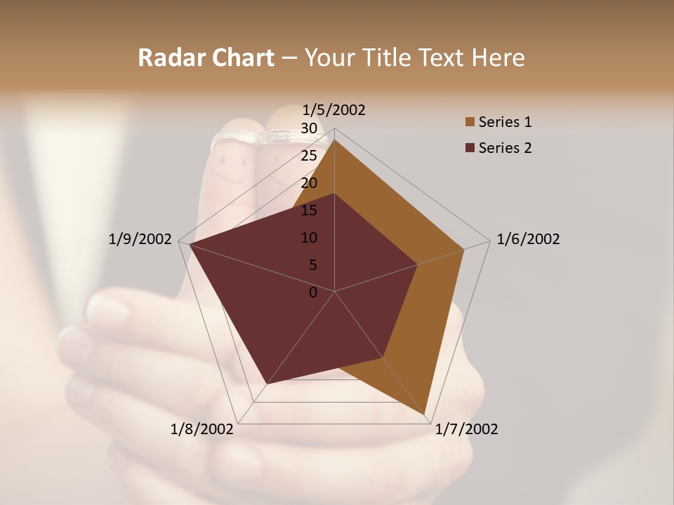 A Man And A Woman Holding A Flower In Their Hands PowerPoint Template