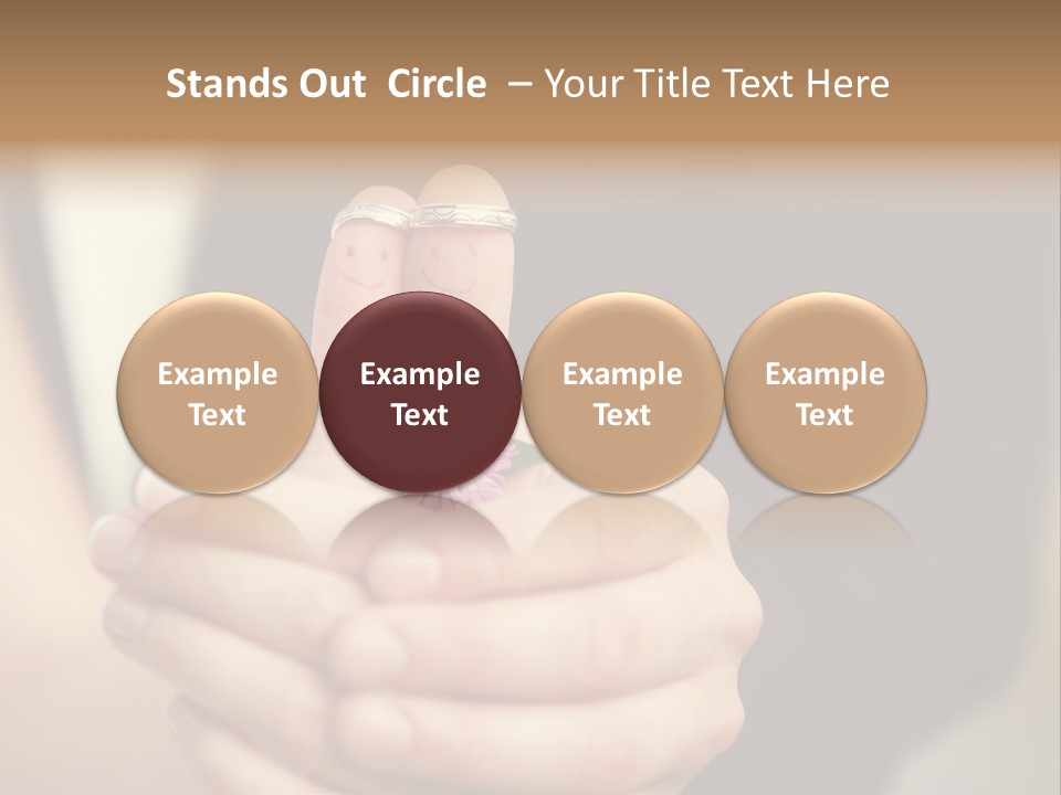 A Man And A Woman Holding A Flower In Their Hands PowerPoint Template