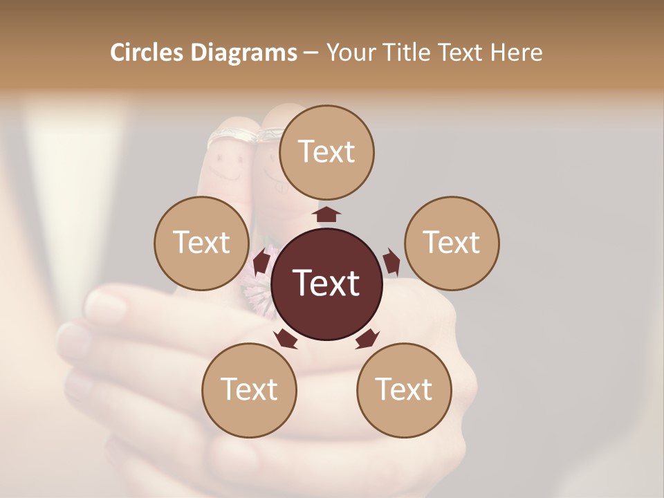 A Man And A Woman Holding A Flower In Their Hands PowerPoint Template