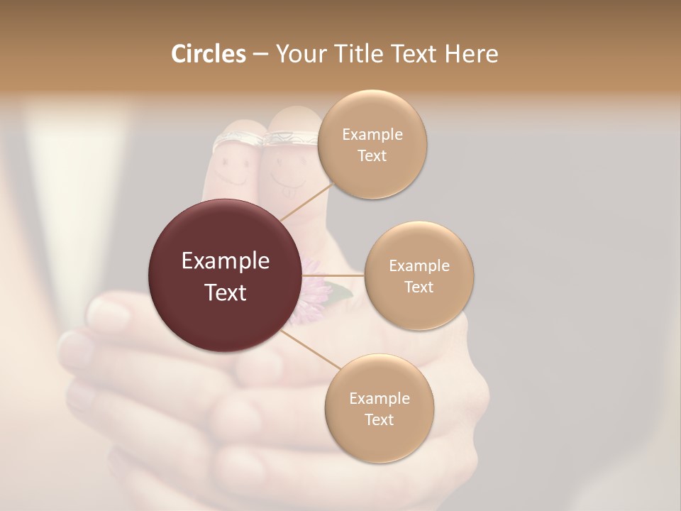 A Man And A Woman Holding A Flower In Their Hands PowerPoint Template