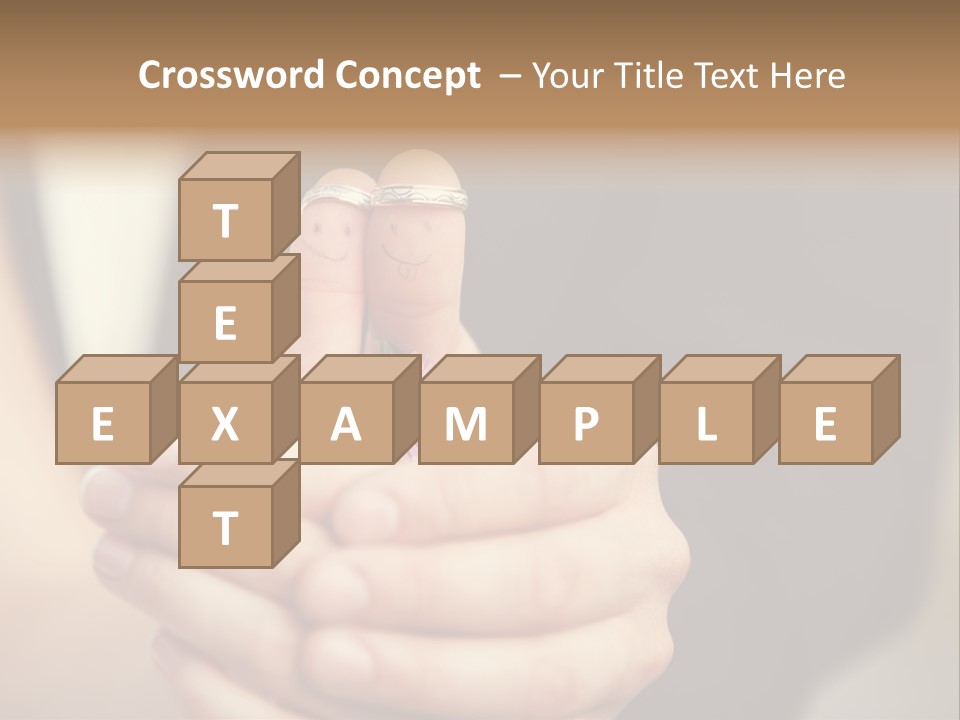 A Man And A Woman Holding A Flower In Their Hands PowerPoint Template