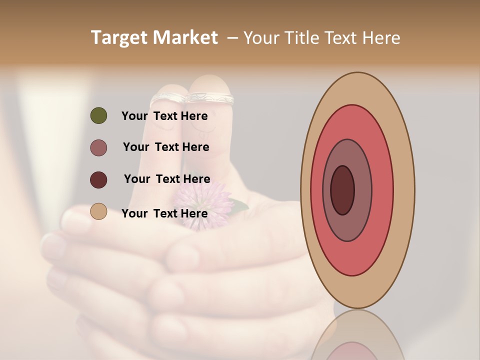 A Man And A Woman Holding A Flower In Their Hands PowerPoint Template