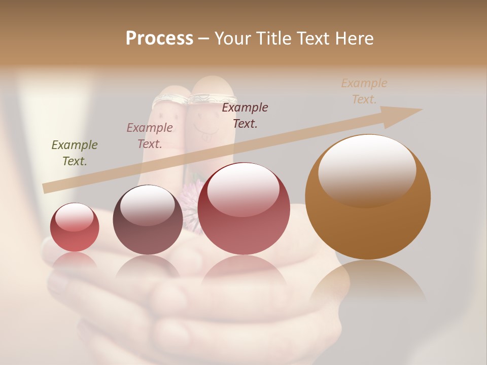 A Man And A Woman Holding A Flower In Their Hands PowerPoint Template