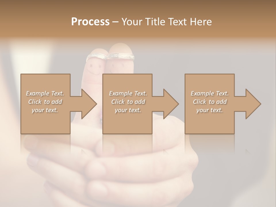 A Man And A Woman Holding A Flower In Their Hands PowerPoint Template