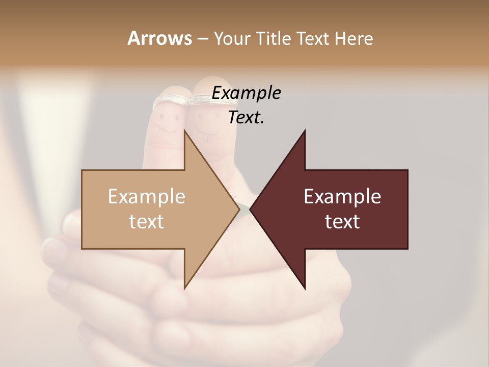 A Man And A Woman Holding A Flower In Their Hands PowerPoint Template