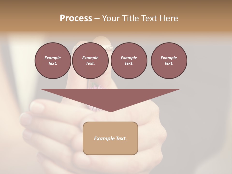 A Man And A Woman Holding A Flower In Their Hands PowerPoint Template