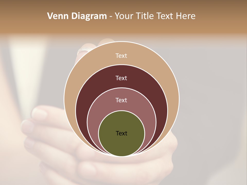 A Man And A Woman Holding A Flower In Their Hands PowerPoint Template
