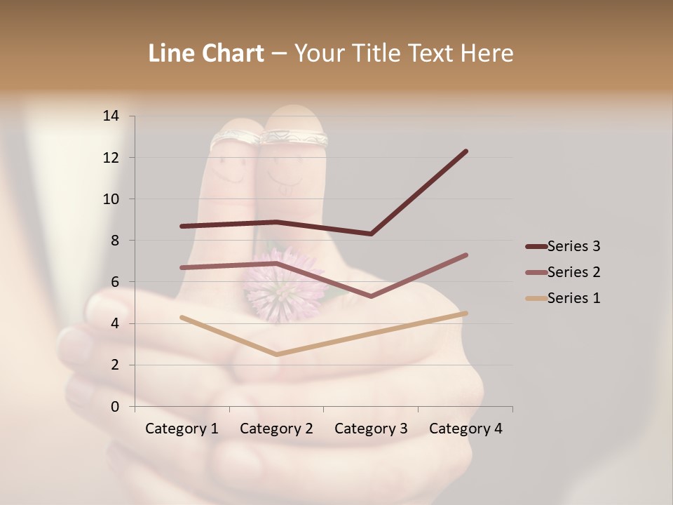 A Man And A Woman Holding A Flower In Their Hands PowerPoint Template